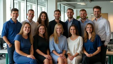 ReservIT Solutions team group photo in Rome office