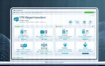 Channel manager screen showing OTA connections